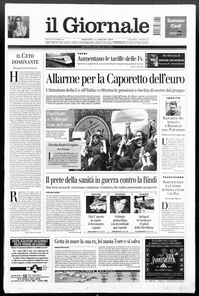 Il giornale : quotidiano del mattino